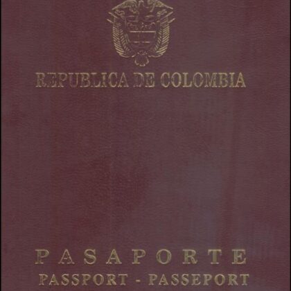 Columbia Passport for Sale